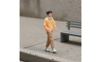 Miniature Boy Figurine 1/64 Scale Handmade Resin Figurine