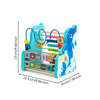 Early Math Skills Bead Toy Number Recognition Wooden Bead