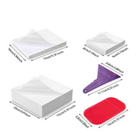 Gem Painting Release Paper Reusable Pre-Cut Release Paper for Craft Table