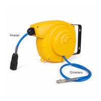 Hardware Tool Metal Fittings Kink Resistant Retractable Air Hose Reel for Garage