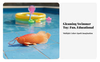TPR Material Soft Rubber Aquatic Creature Toy Vibrant Color Simulation Aquatic Creature Toy Buoyant S on Water for Children, Kids