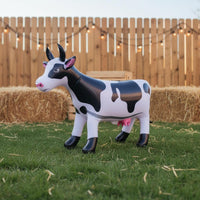 4 Pieces Inflatable Cow Quick Inflation Inflatable Dairy Cow for Farm Event