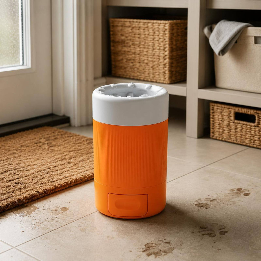 Pet Paw Cleaner Cup Easy to Use Pet Paw Washer Cup Single-Button-Button Control