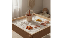 Silicone Beach Pail Set Included Kids Sand Toy Kit Even Rounded Edges
