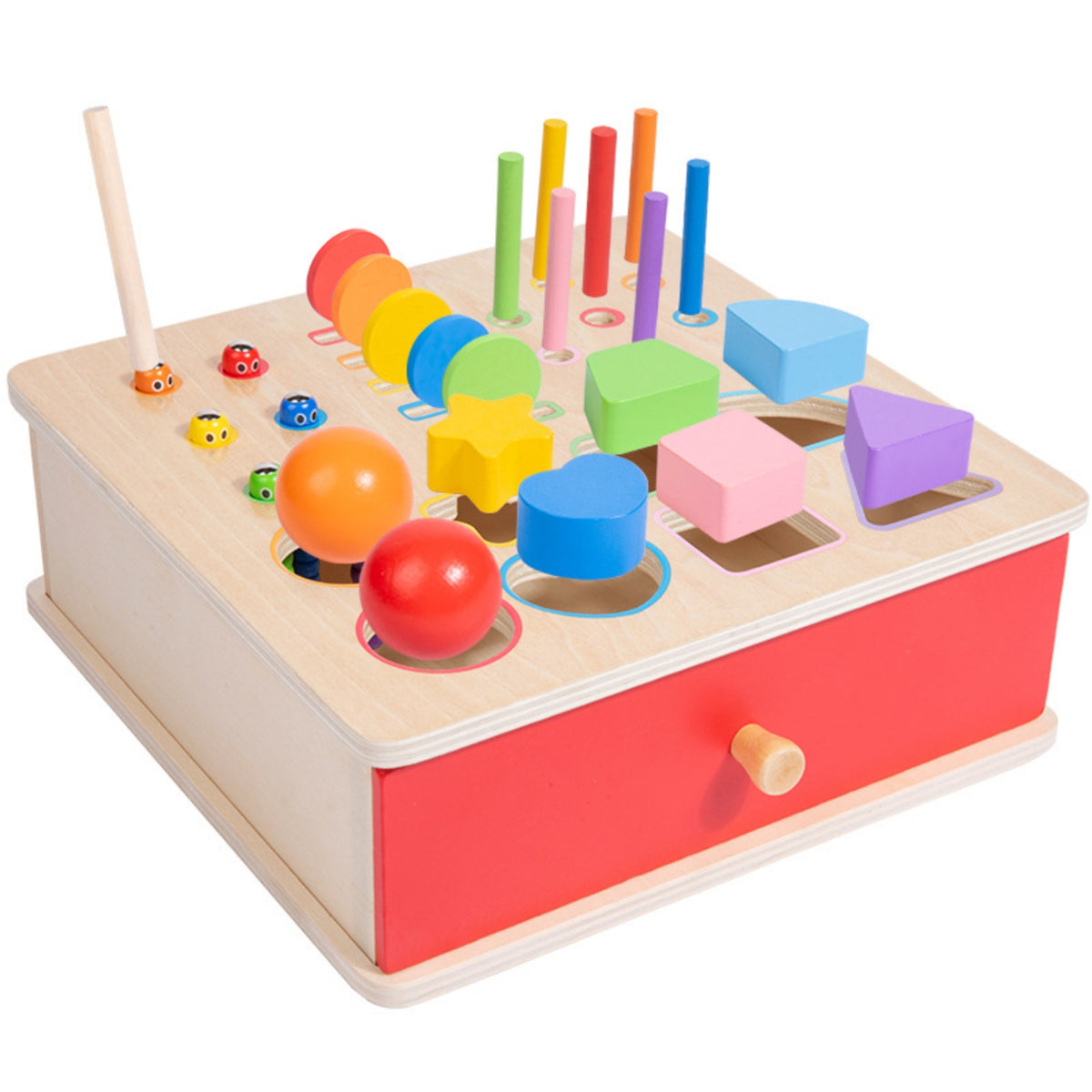Educational Sorting Box Smooth Finish Token Insertion Toy Sensory Play
