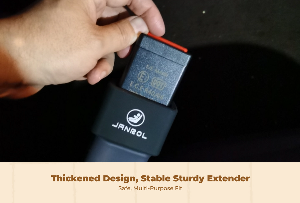 Adjustable infant seat belt lock
