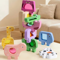 Vehicle Stacking Toy Early Education Balance Stacking Game for Preschoolers