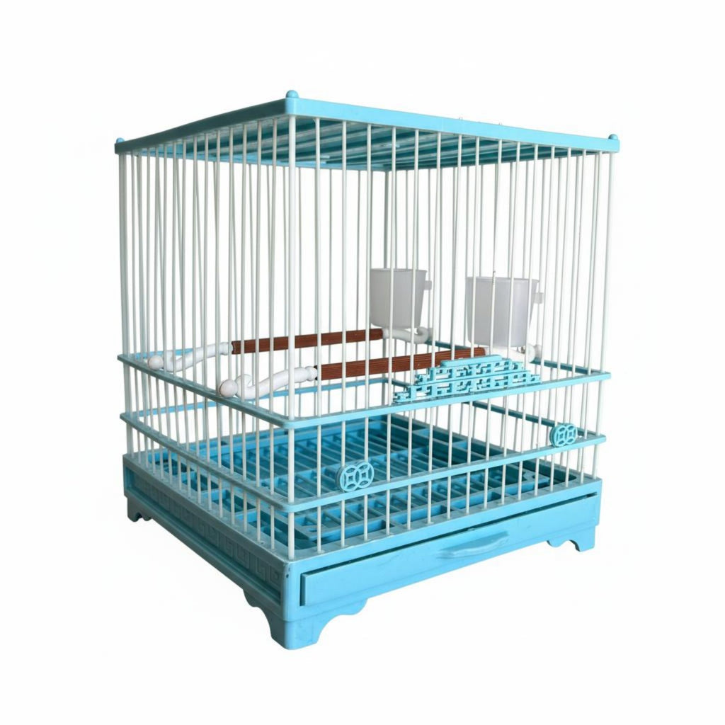 Square Finch housing Narrow Wire Spacing avian Housing reliable-latch for Indoors, Home