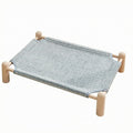 Raised Wooden Pet Bed Easy to Assemble Elevated Wooden Pet Bed Cooling