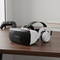 Mobile VR Headset Comfortable Fit Electronics Gear with Controller for Gamers