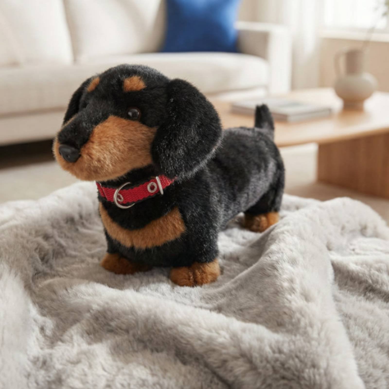 Dachshund Stuffed Toy Cartoon Look Stuffed Dachshund Gift Idea for Children