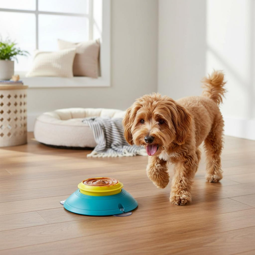 Feline Licking Bowl Portion Control Dog Licking Bowl Easy to Clean for Dogs