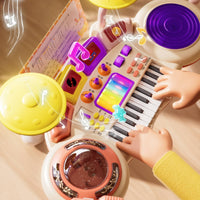 DJ Piano Toy Educational Multifunction Keyboard Toy Adjustable Volume