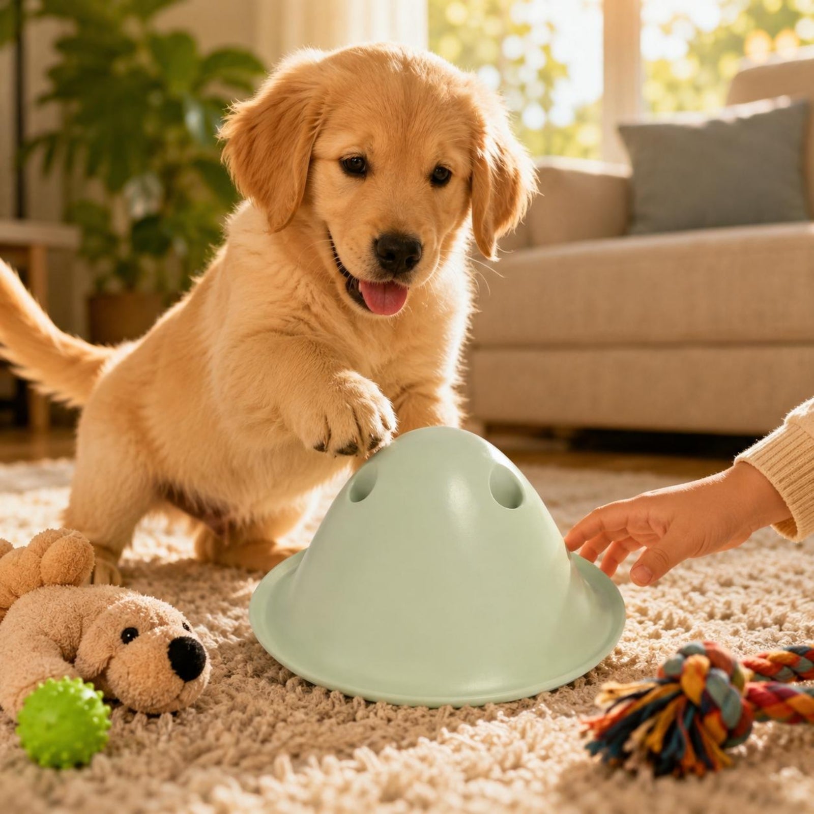 Treat Hiding Toy Polished Interactive Dog Toy Foraging