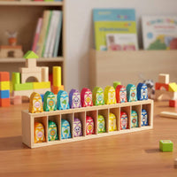 Kids Memory Matching Game Educational Wooden Memory Chess Game Early Learning