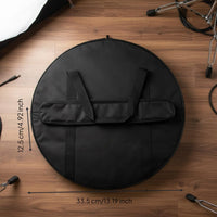 Padded Gong Bag Shockproof Hand Drum Bag Cymbal Carrying Case for Sound Healers, Percussionists, Storage, Performances, Travel