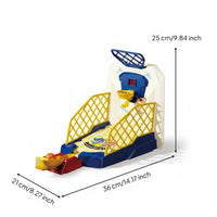 Mini Basketball Hoop Game Hand Eye Coordination Tabletop Basketball Toy Interactive for Kids, Girls, Indoor
