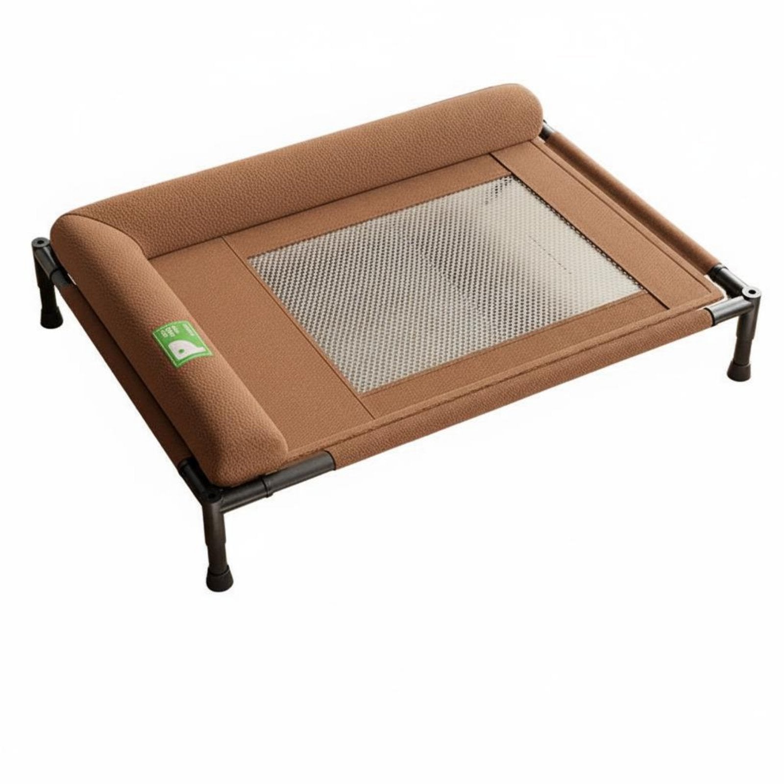 Raised Pet Bed Raised Pet Cot Sturdy Frame Dog Cot with Bolster for Small Dogs