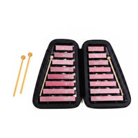 16-Note Glockenspiel Clear Sound Children's Metal Xylophone Early Learning Metal Key Xylophone for Elementary Students, Preschoolers, Kindergarten