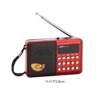 AM/AM/frequency Modulation Pocket Radio Telescopic Antenna Audio Device Compact
