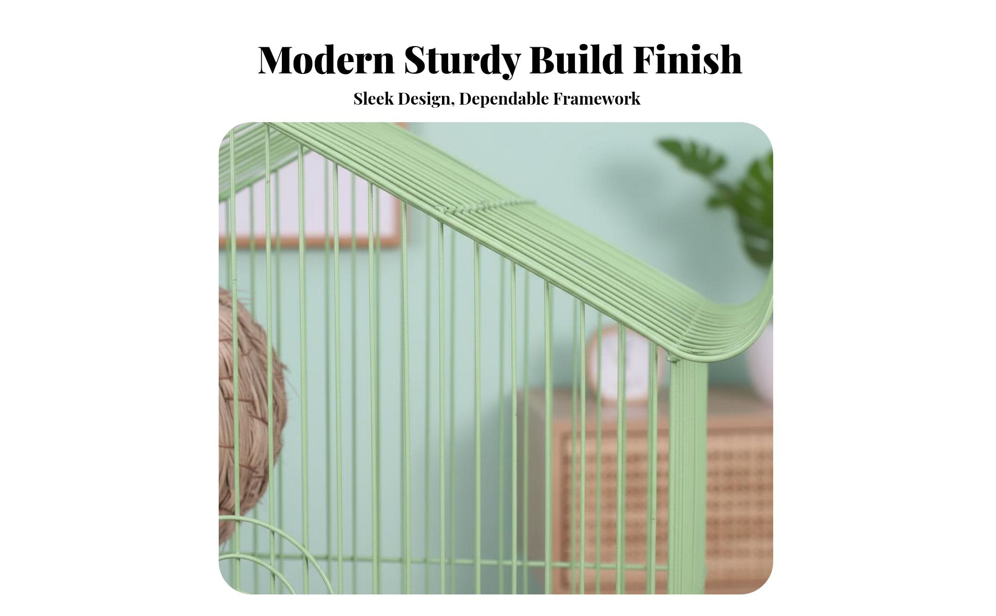 Rolling Parrot enclosure Large Size avian Enclosure Breeding Design for Indoors, Home