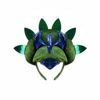 Triceratops Headband and Tail Universal Size Fits Most Triceratops Costume Set
