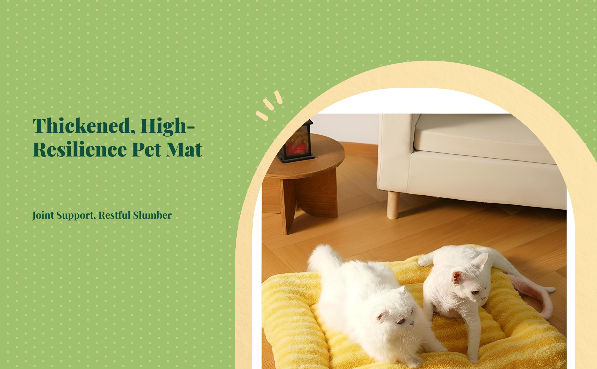 Thick washable double-sided cat bed