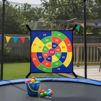Trampoline Target Board Safe Substitute to Throwing Game Mat for Children