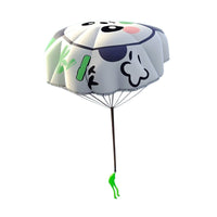 Cartoon Design Hand Throwing Parachute Easy to Throw Parachute Toy No Batteries Required for Preschoolers, Parents, Outdoor, Backyard, Beach