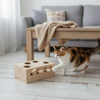 Whack a Rodent Feline Toy Multi Hole Design Interactive Feline Toy Scratching