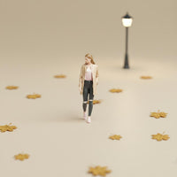 Scale Model Woman Finely Detailed Resin Character Figure for Hobbyists