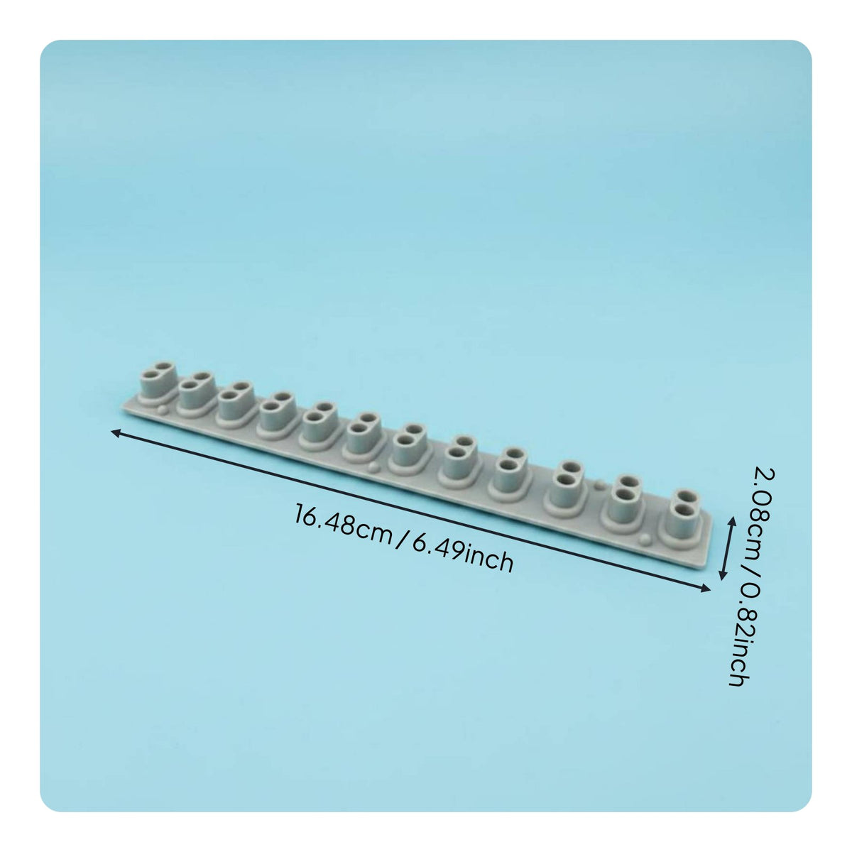 5 Pieces Conductive Rubber Strip Sensitive Conduction Keyboard Contact Pad