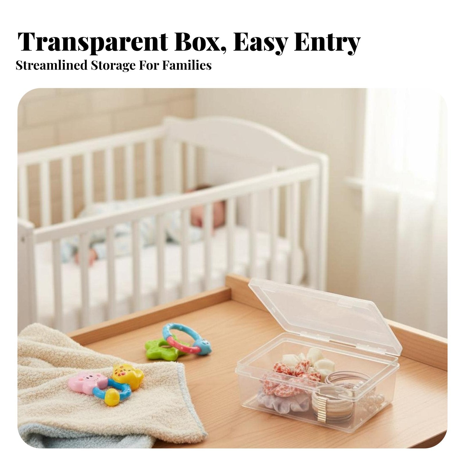 Round Teether Case Food Grade Pacifier Storage particle-resistantresistant for travel, Infants