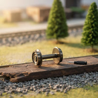 HO Scale Metal Wheels Universal Replacement 1:87 Scale Train Wheels