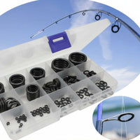 Fishing Rod Guide Loop Kit Assorted Sizes Ceramic Guide Rings Hinged Lid