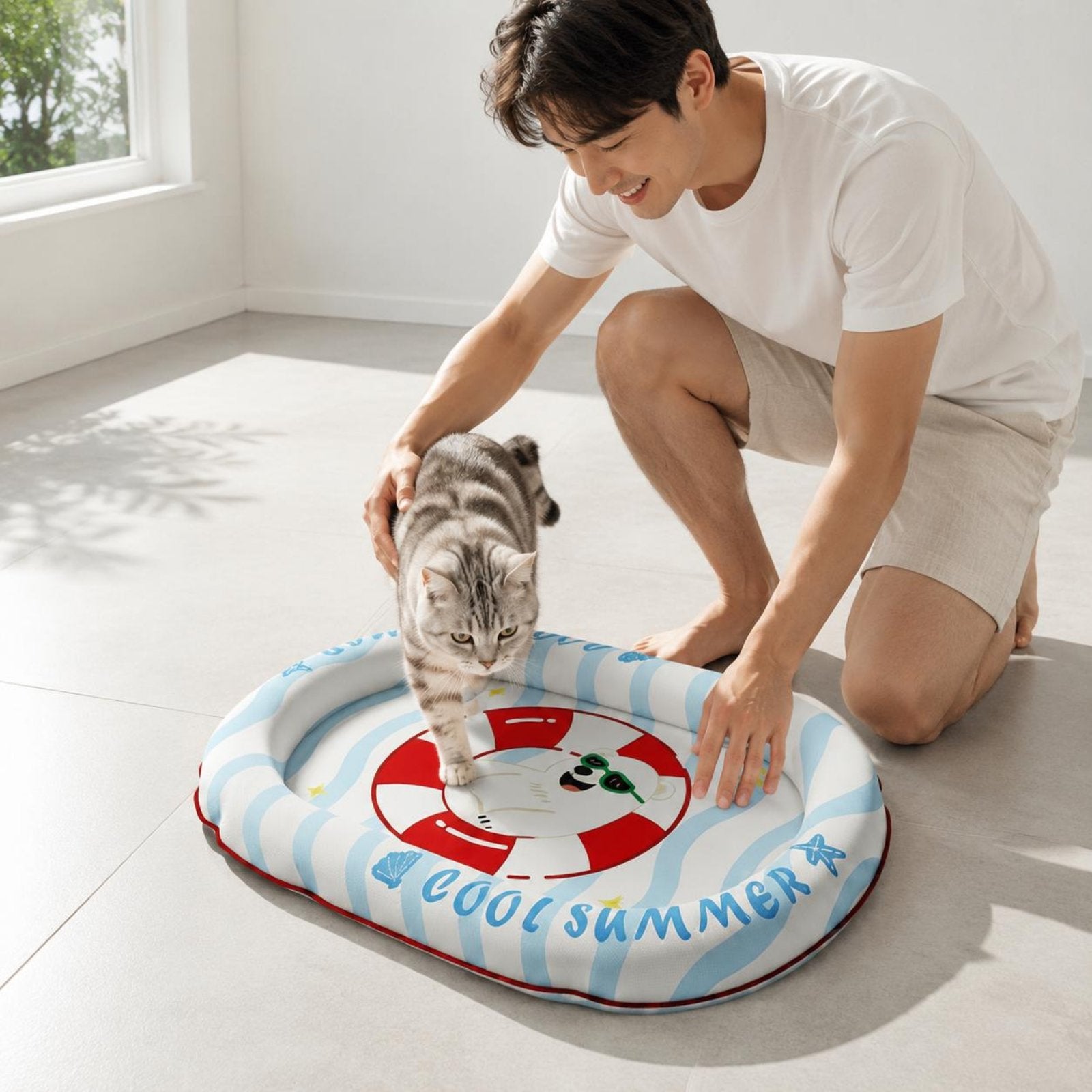Cooling Pet Bed Safe Materials Dog Cooling Mat for Cats