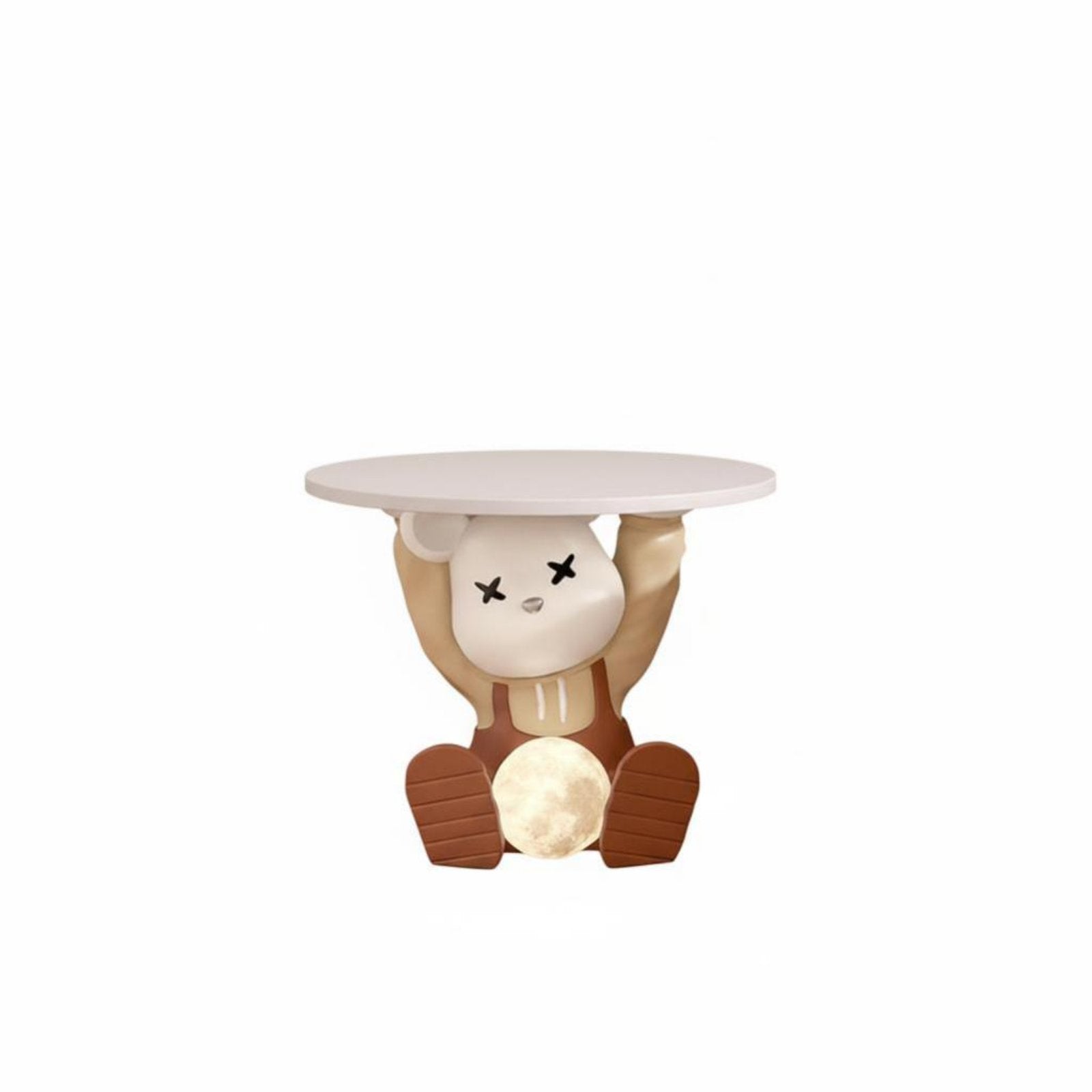 animalShaped Nightstand with Light Space-Saving Animal Sculpture light for Children