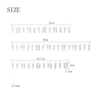 Piano Keyboard Labels Reusable Piano Key Notes Strip Double Musical Notation