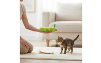 Soft Fabric Toy Interactive Play Chenille Cat Pillow for Kittens