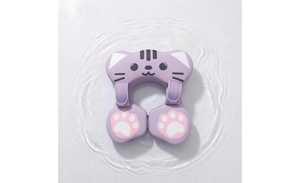 Underarm Baby Buoy Soft 3D Material Baby Swim Buoy Band Violet for Toddlers