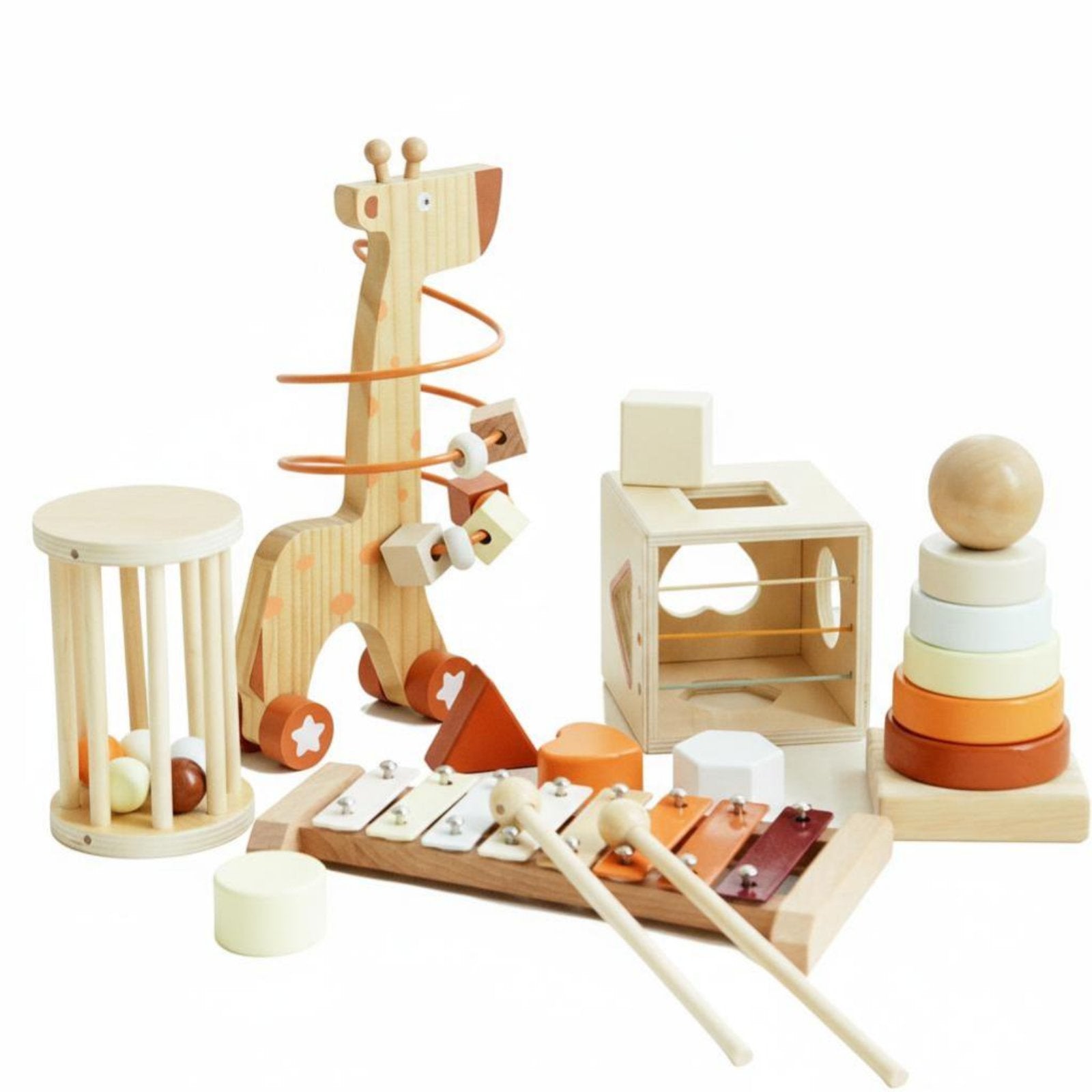 Toddler Rhythm Band Collection Child-Safe Design Introductory Band Kit for Preschool