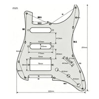 Loaded Pickguard Prewired Instrument Part Hum Cancelling for Replacement