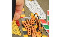 39 Pieces 1/12 Scale Dollhouse Tool Set Printed Signs 1/12 Scale Tool Case