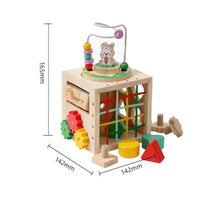 Educational Activity Cube Early Learning Multi Activity Cube Safe Materials