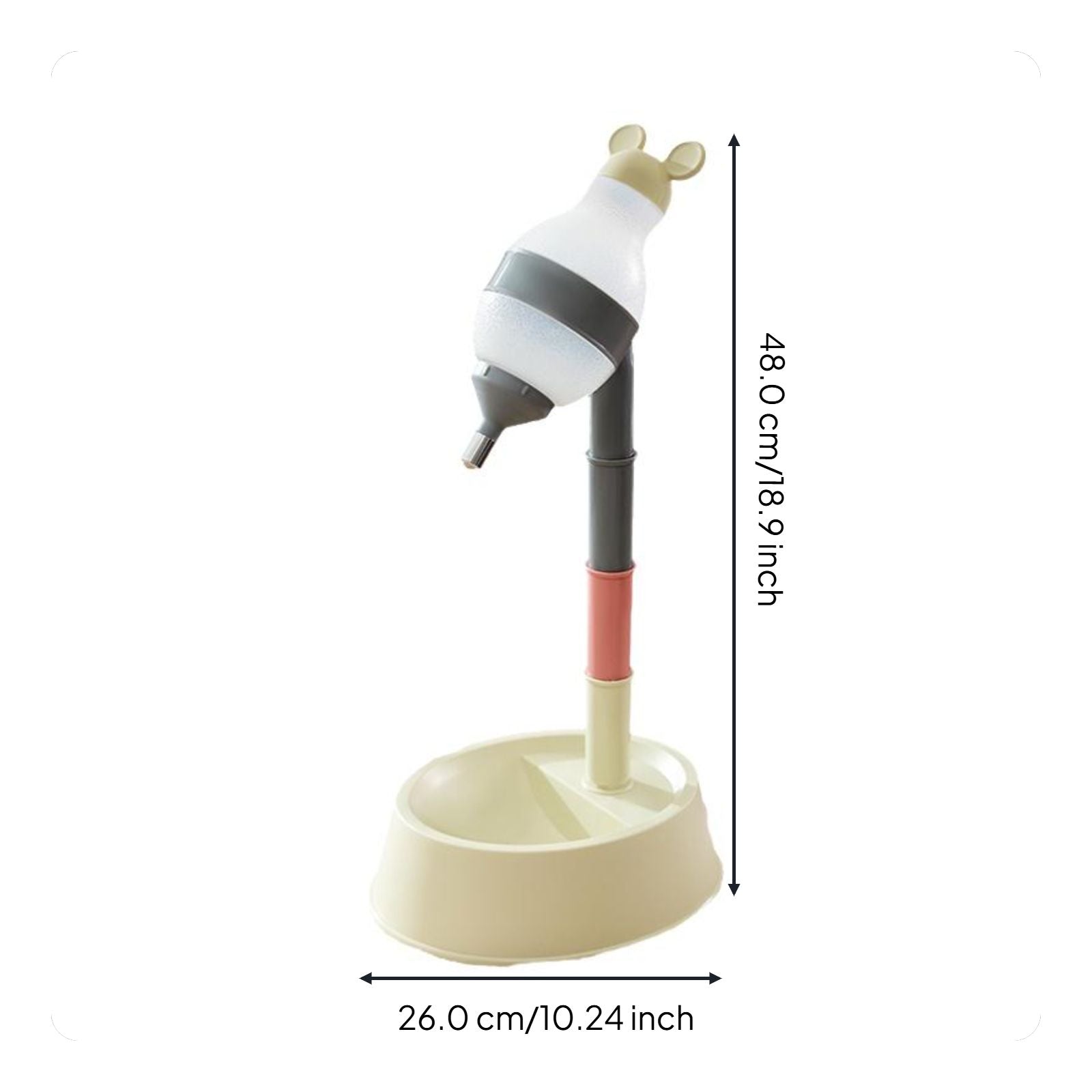 Wall-mounted automatic pet waterer