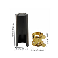 Tenor Sax Mouthpiece Cap Metal Tenor Sax Ligature Cap Snug-Fit for Performance