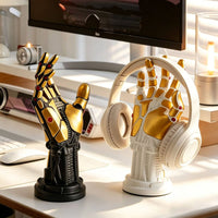 Robotic Hand Headphone Stand Sturdy and Stable Base for Game Room