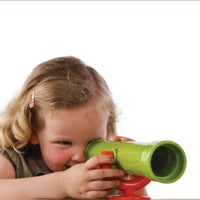 Kids Toy Telescope Long-Lasting Mounted Playground Telescope Plastic Toy Spyglass Wear Resistant Playhouse Attachment Sturdy