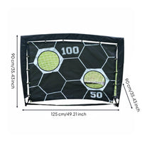 Foldable Soccer Net Lightweight Kids Soccer Target Goal Long-Lasting for Indoor