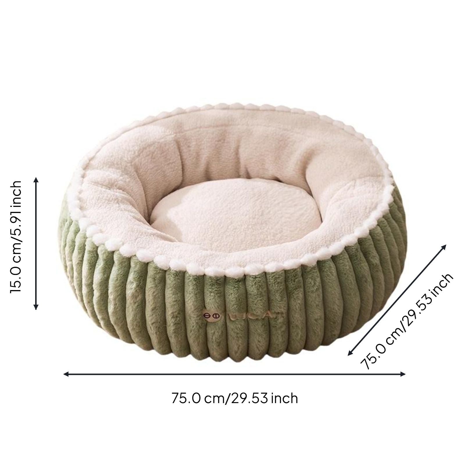Machine washable pet bed